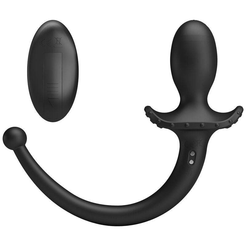 MR PLAY - VIBRADOR ANAL E PERÍNEO COM CONTROLE REMOTO SEM FIO, PRETO - Image 5