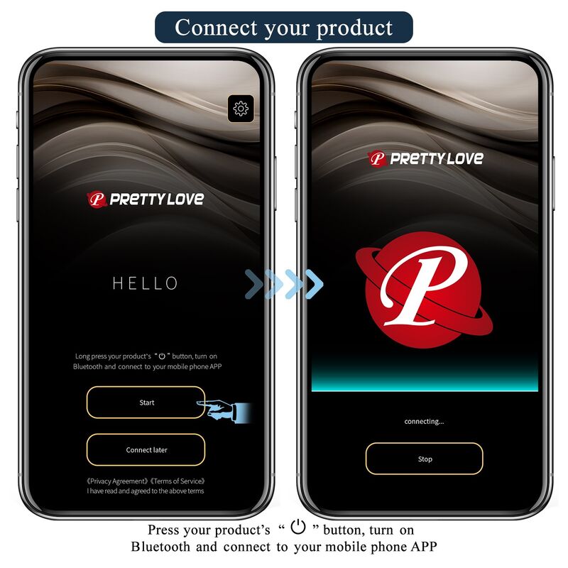 PRETTY LOVE - VIBRADOR ANAL E PERÍNEO COM CONTROLE POR APLICATIVO ANTHONY, PRETO - Image 12