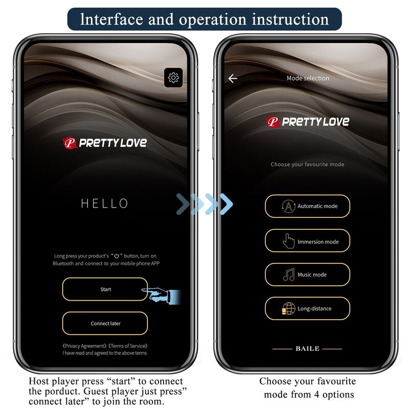 PRETTY LOVE - VIBRADOR ANAL E PERÍNEO COM CONTROLE POR APLICATIVO ANTHONY, PRETO - Image 9