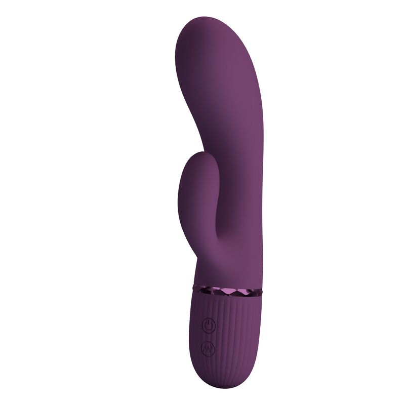 PRETTY LOVE – MARGIE VIBRADOR COELHO RECARREGÁVEL COM 10 FUNÇÕES ROXO
