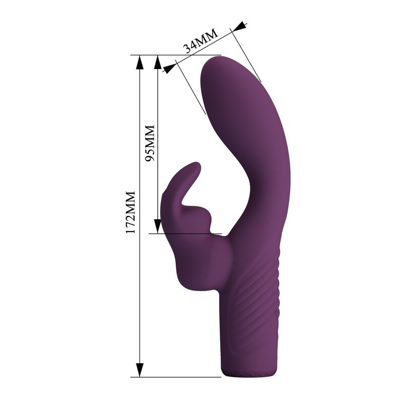 PRETTY LOVE - VIBRADOR COELHO RECARREGÁVEL OLIVIA COM 10 FUNÇÕES - Image 8