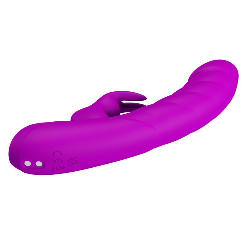 PRETTY LOVE - MONICA VIBRADOR RECARREGÁVEL COM DUPLA ESTIMULAÇÃO PARA PONTO G E CLITÓRIS ROXO - Image 6