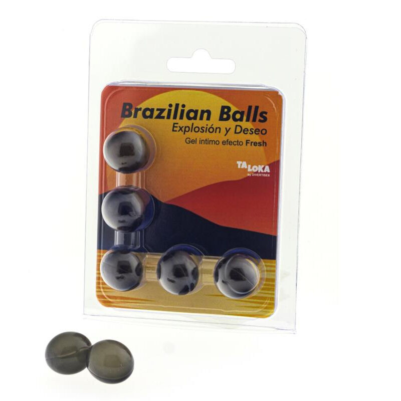 TALOKA – 5 BOLAS BRASILEIRAS EFEITO FRESCO GEL EXCITANTE