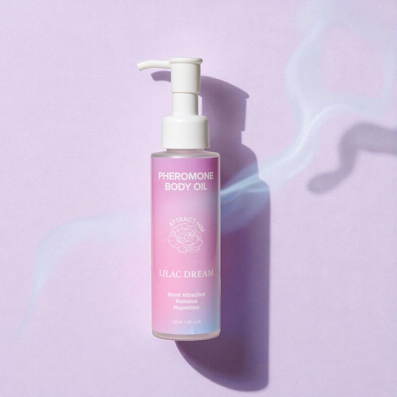 EYE OF LOVE - ÓLEO CORPORAL BLOOM LILAC DREAM COM FEROMÔNIOS 120 ML - Image 4