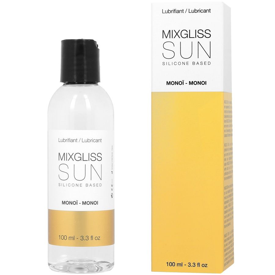 MIXGLISS – LUBRIFICANTE À BASE DE SILICONE COM AROMA MONOI 100ML