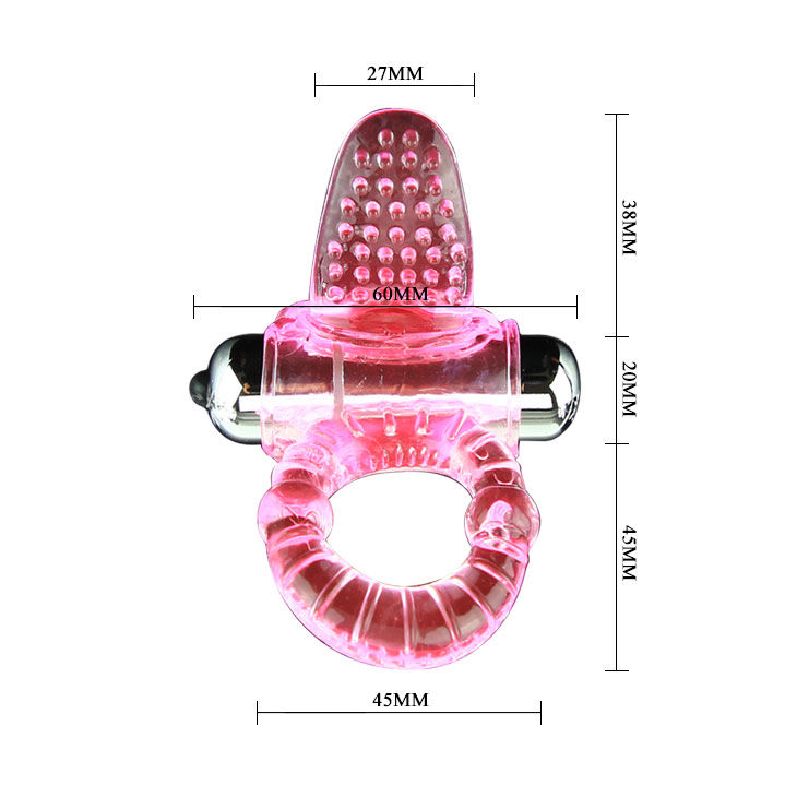 BAILE - SWEET ABS 10 RHYTHMS RING ANEL VIBRADOR PENIANO ROSA - Image 4