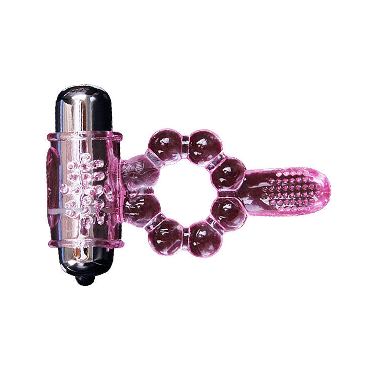 BAILE - ANEL DE SILICONE 10 RITMOS DE LÍNGUA COM VIBRAÇÃO ROSA - Image 6