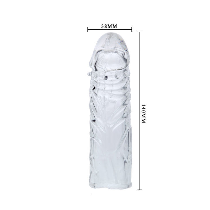 BAILE - CAPA LILÁS PARA O PÊNIS EM SILICONE ADAPTATIVO 13 CM - Image 6