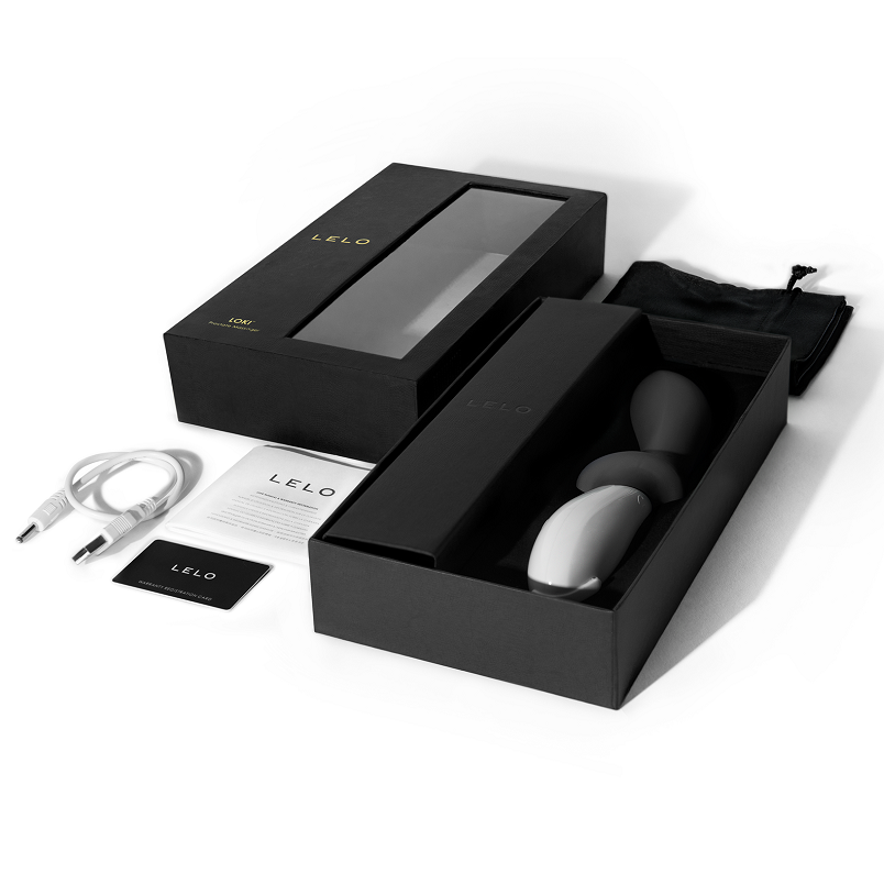 LELO – VIBRADOR PROSTÁTICO LOKI PRETO