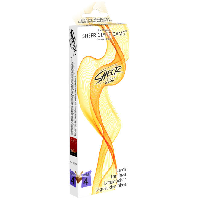 SHEER GLYDE – DAMS LAMINAS LATEX SEXO ORAL AMORAS SILVESTRES