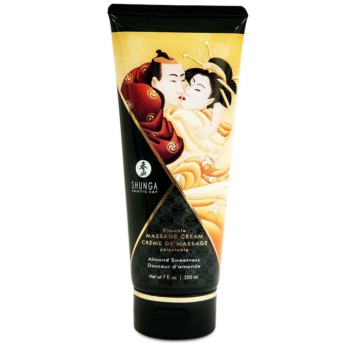 SHUNGA – CREME DE MASSAGEM DE AMÊNDOAS DOCES 200 ML