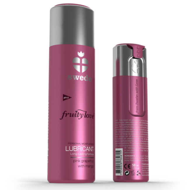 SWEDE – LUBRIFICANTE FRUITY LOVE TORANJA ROSA COM MANGA 50 ML