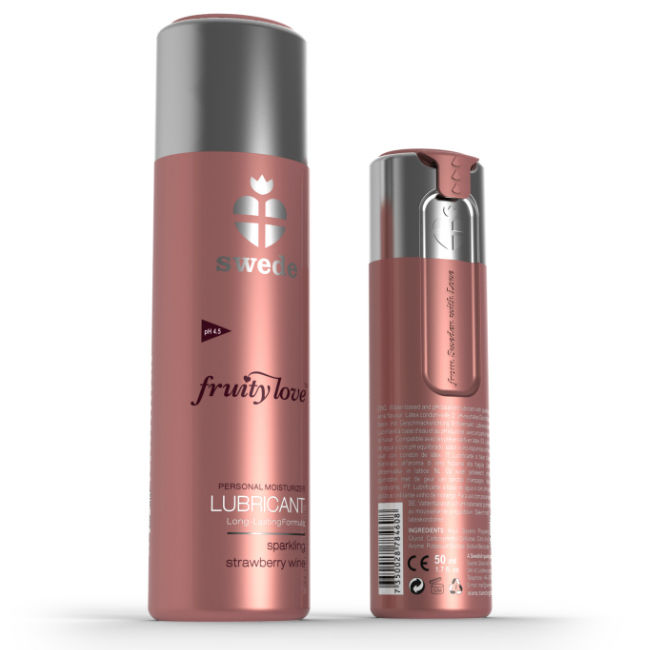 SWEDE – FRUITY LOVE LUBRIFICANTE ESPUMANTE DE MORANGO 50 ML