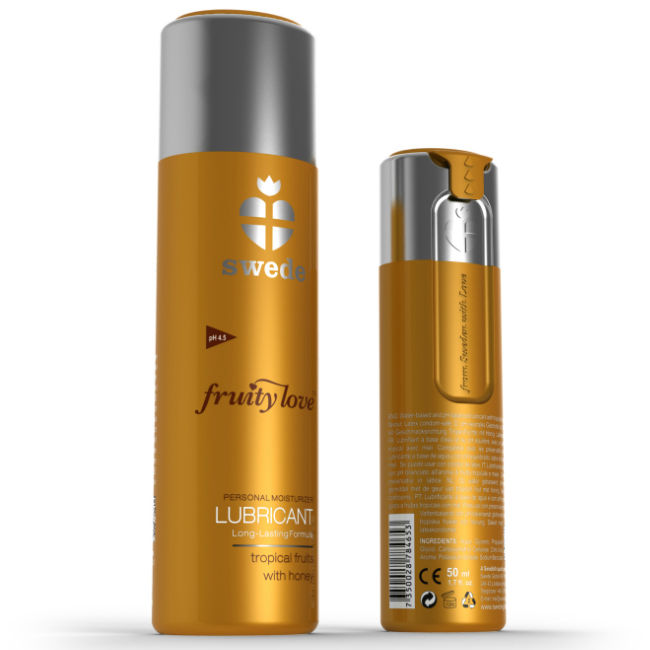 SWEDE – LUBRIFICANTE FRUITY LOVE COM FRUTAS TROPICAIS E MEL 50 ML