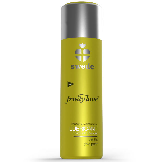 SWEDE – LUBRIFICANTE FRUITY LOVE COM BAUNILHA E PERA DOURADA 50 ML