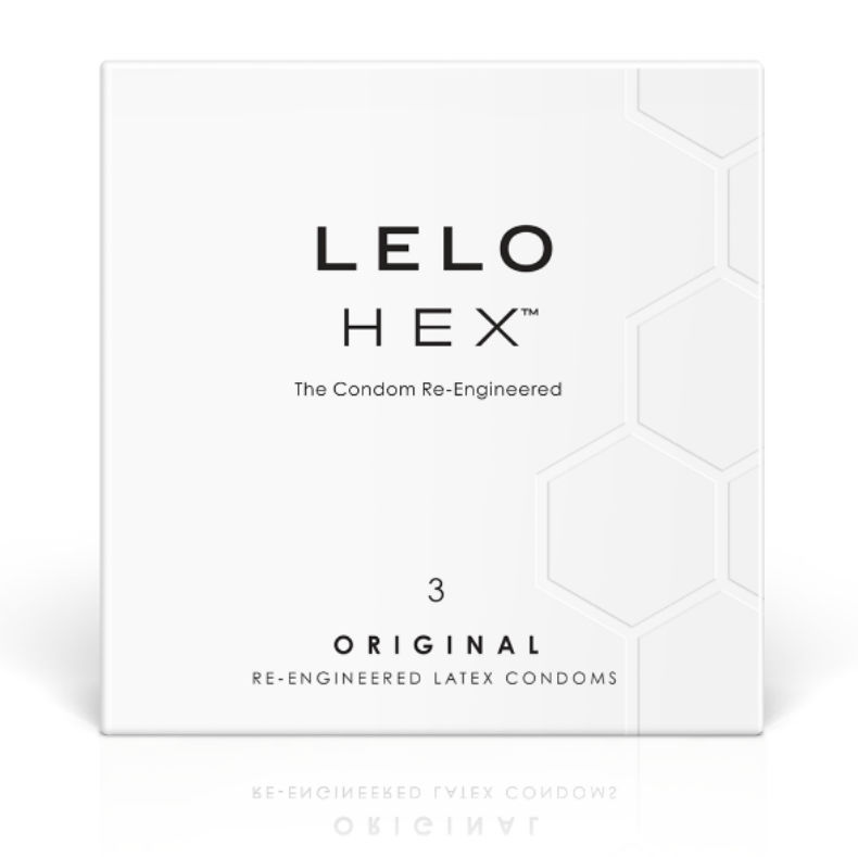 LELO – CAIXA DE CAMISINHAS HEX 3 UNIDADES
