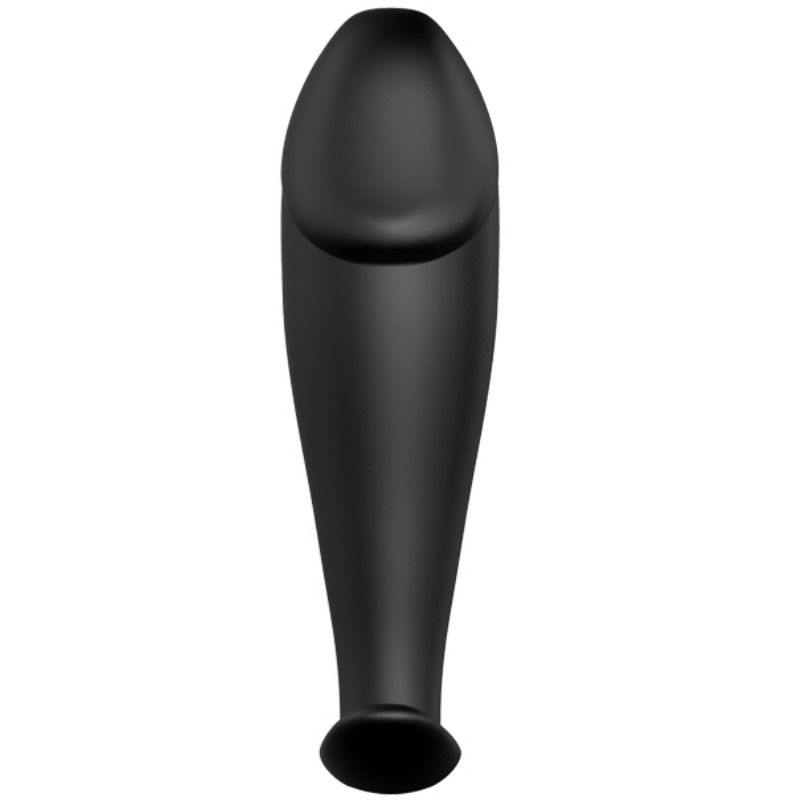 PRETTY LOVE – PLUG ANAL DE SILICONE EM FORMATO DE PÊNIS COM 12 MODOS DE VIBRAÇÃO, PRETO