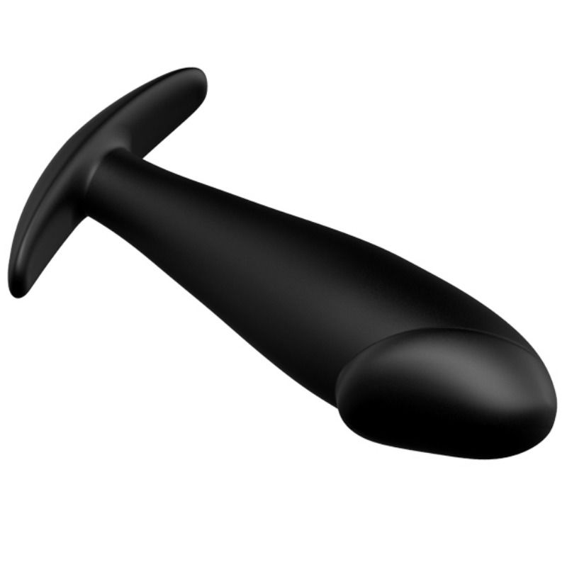 PRETTY LOVE - PLUG ANAL DE SILICONE EM FORMATO DE PÊNIS COM 12 MODOS DE VIBRAÇÃO, PRETO - Image 8