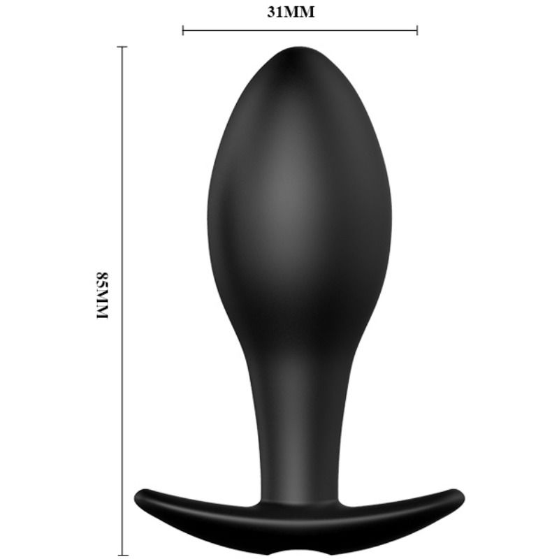 PRETTY LOVE - PLUG ANAL EM FORMATO DE ÂNCORA, SILICONE, 12 MODOS DE VIBRAÇÃO, PRETO - Image 7