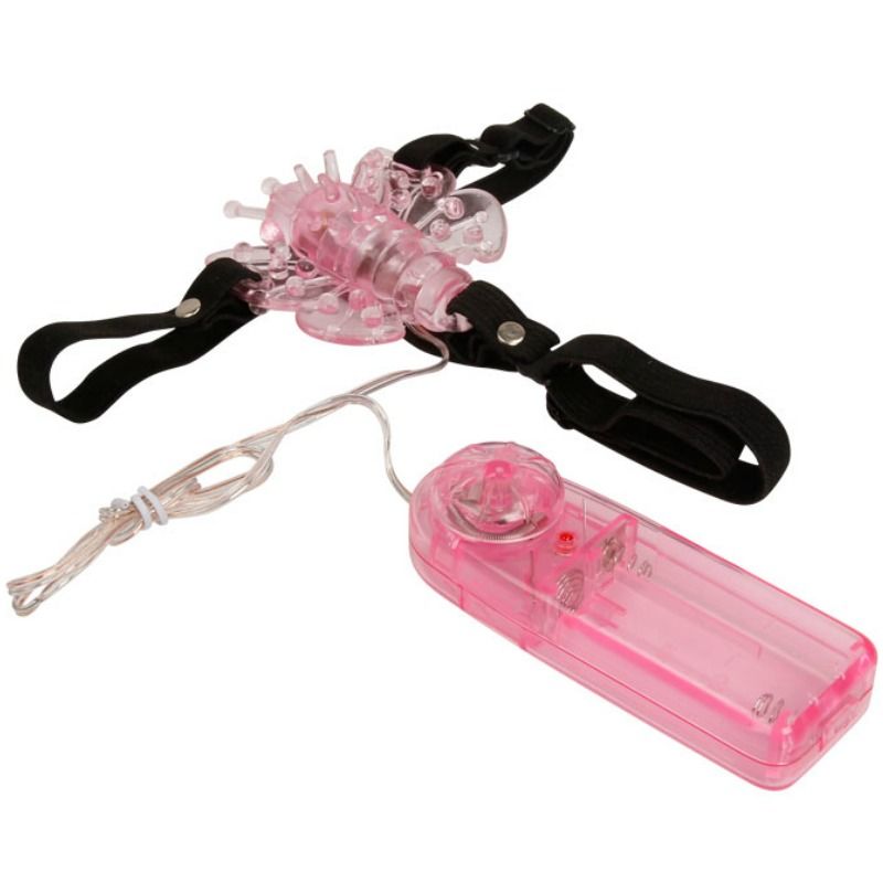 BAILE – ARNÊS COM BORBOLETA VIBRATÓRIA DE MÚLTIPLAS VELOCIDADES
