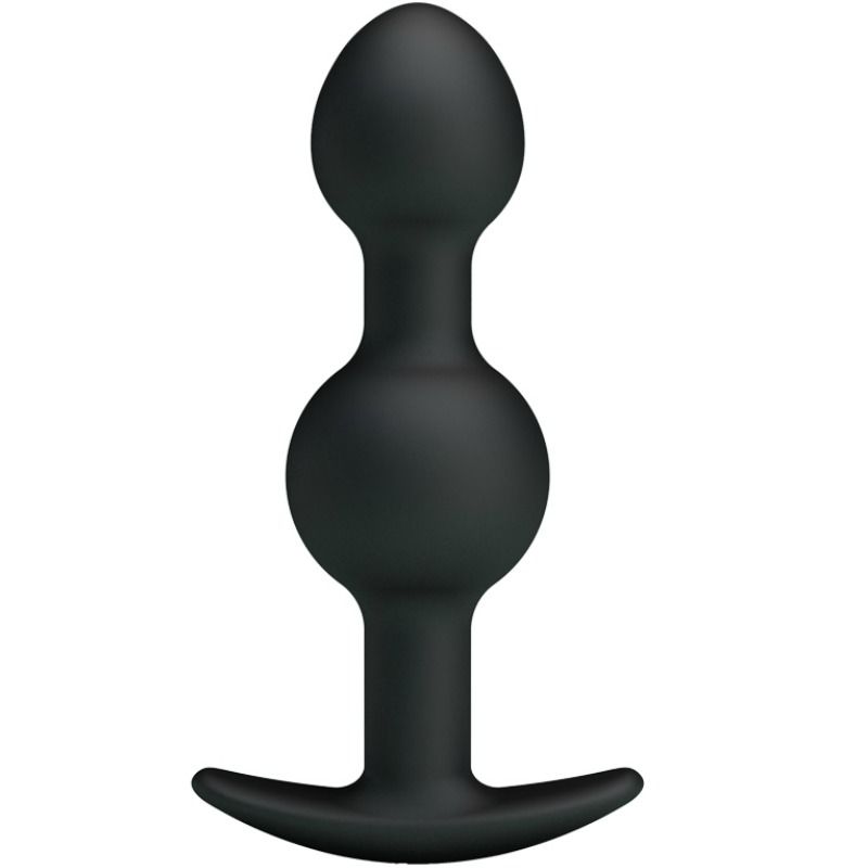 PRETTY LOVE – BOLAS ANAL DE SILICONE PARA ESTIMULAÇÃO ESPECIAL 10,3 CM PRETAS