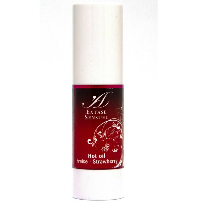 EXTASE SENSUAL – ÓLEO ESTIMULANTE DE CALOR DE MORANGO 30 ML