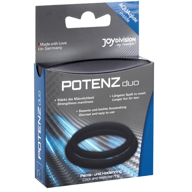 JOYDIVISION POTENZDUO – BLACK RINGS – M