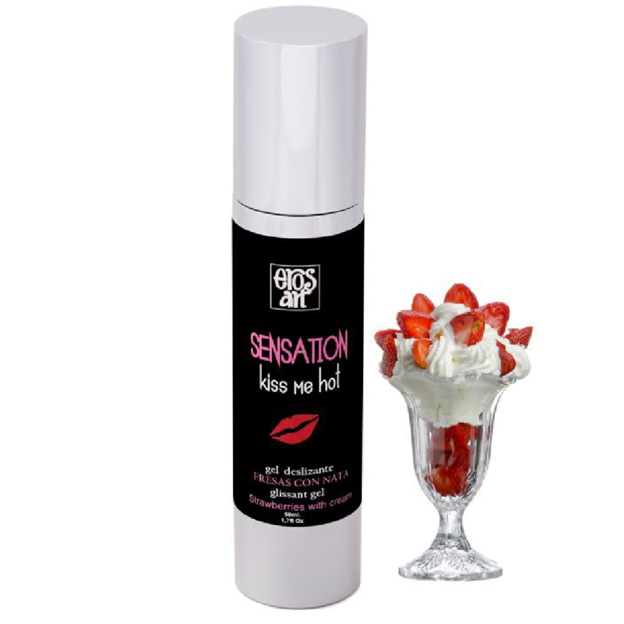 EROS-ART – SENSATTION LUBRIFICANTE NATURAL MORANGO COM CREME 50 ML