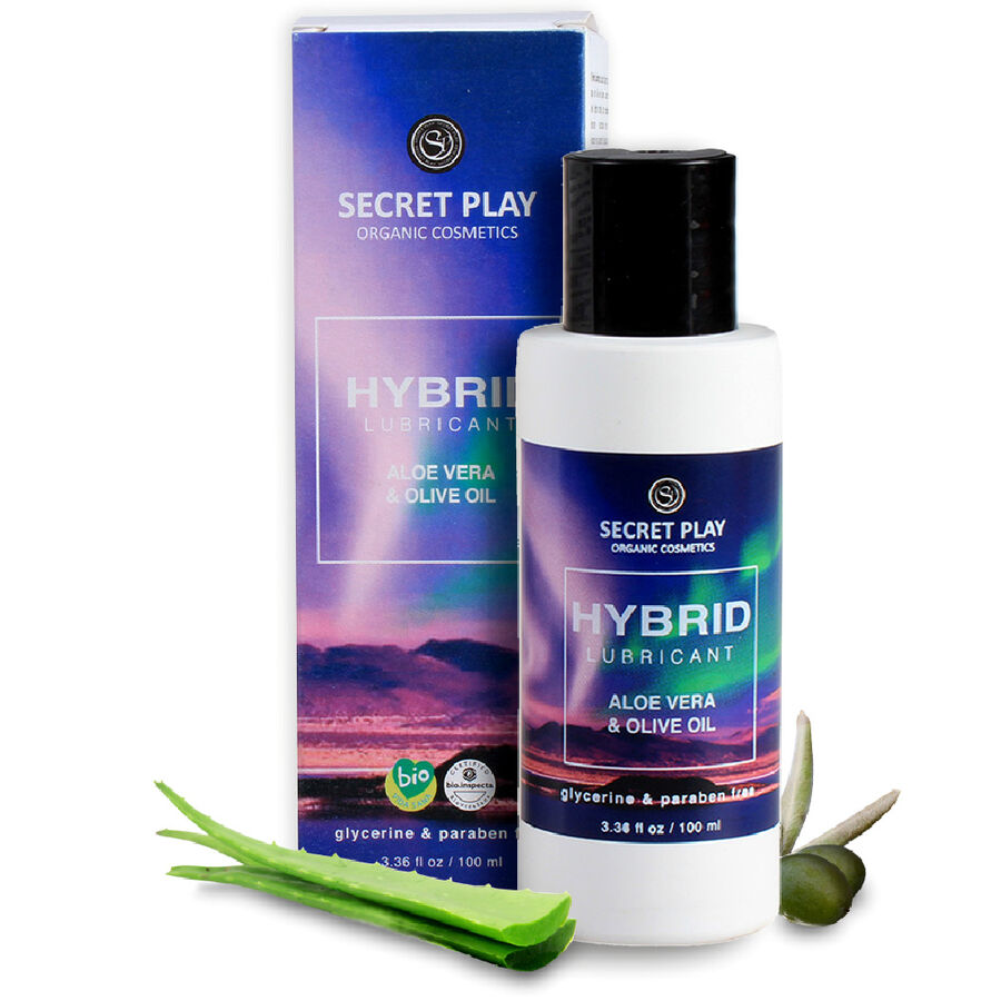 SECRETPLAY – LUBRIFICANTE HÍBRIDO ORGÂNICO 100 ML