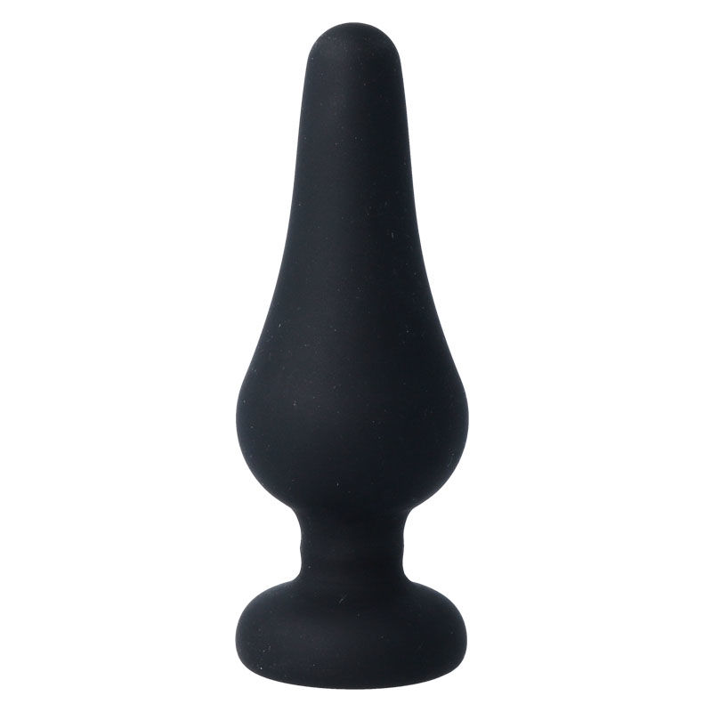 INTENSE - PLUG ANAL PIPO L PRETO DE SILICONE 13 CM - Image 3