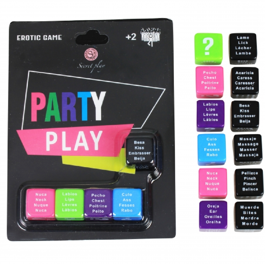SECRETPLAY – JOGO DE FESTA COM 5 DADOS (ES/PT/EN/FR)