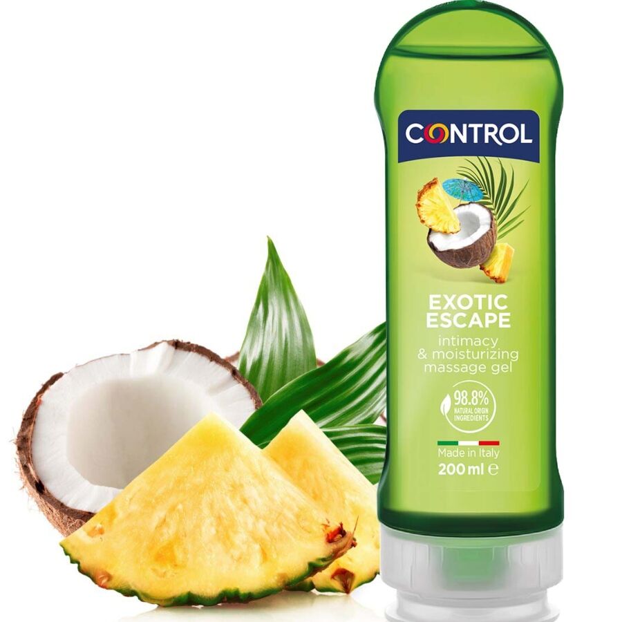 CONTROLE – 2 EM 1 MASSAGEM E PRAZER EXÓTICO 200 ML