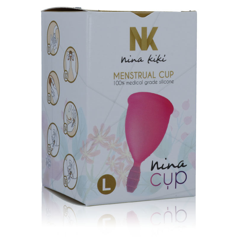 NINA KIKÍ – COPO MENSTRUAL ROSA – TAMANHO G
