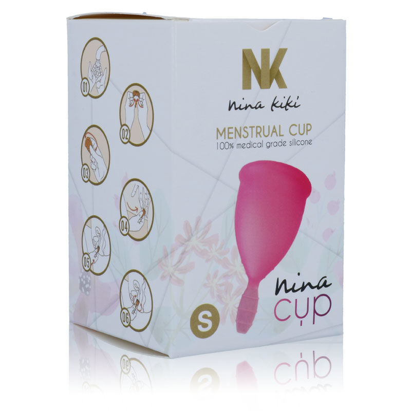 NINA KIKÍ – COPO MENSTRUAL ROSA – TAMANHO P