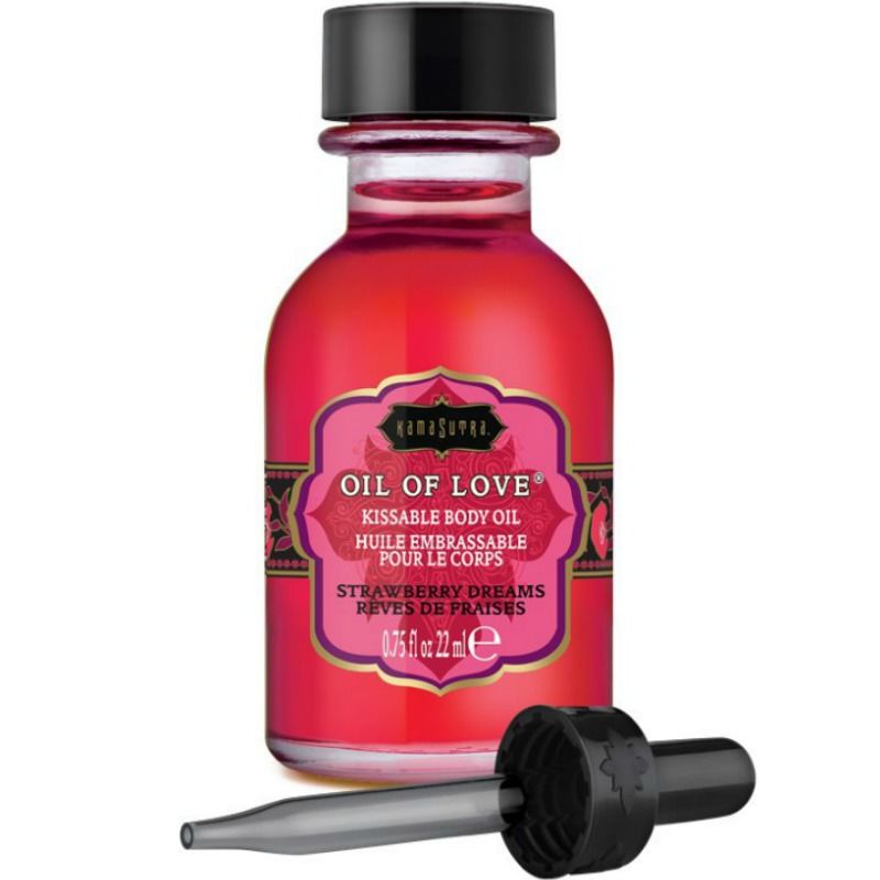 KAMASUTRA – ÓLEO COMESTÍVEL – MORANGOS 22 ML