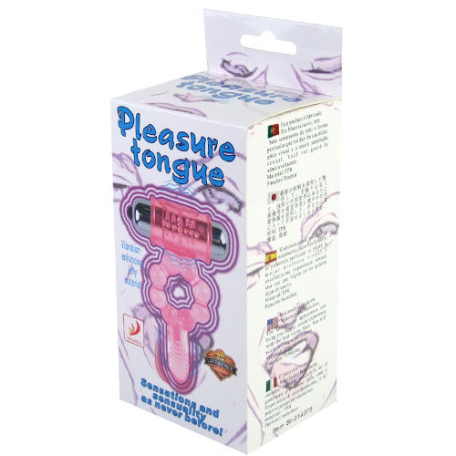 BAILE - ANEL DE SILICONE 10 RITMOS DE LÍNGUA COM VIBRAÇÃO ROSA - Image 4