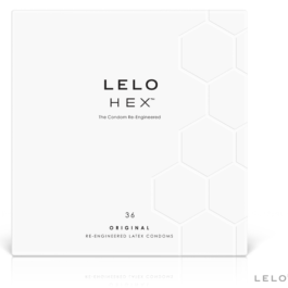 LELO – CAIXA DE CAMISINHAS HEX 36 UNIDADES