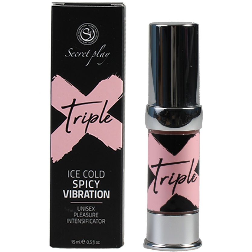 SECRETPLAY – INTENSIFICADOR DE PRAZER UNISSEX TRIPLO X