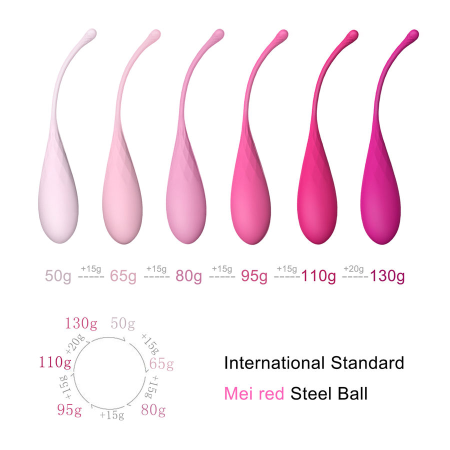 LESLIE - KEGEL FIT CONJUNTO DE 6 PESOS PARA TREINAMENTO DOS MÚSCULOS PÉLVICOS - Image 9