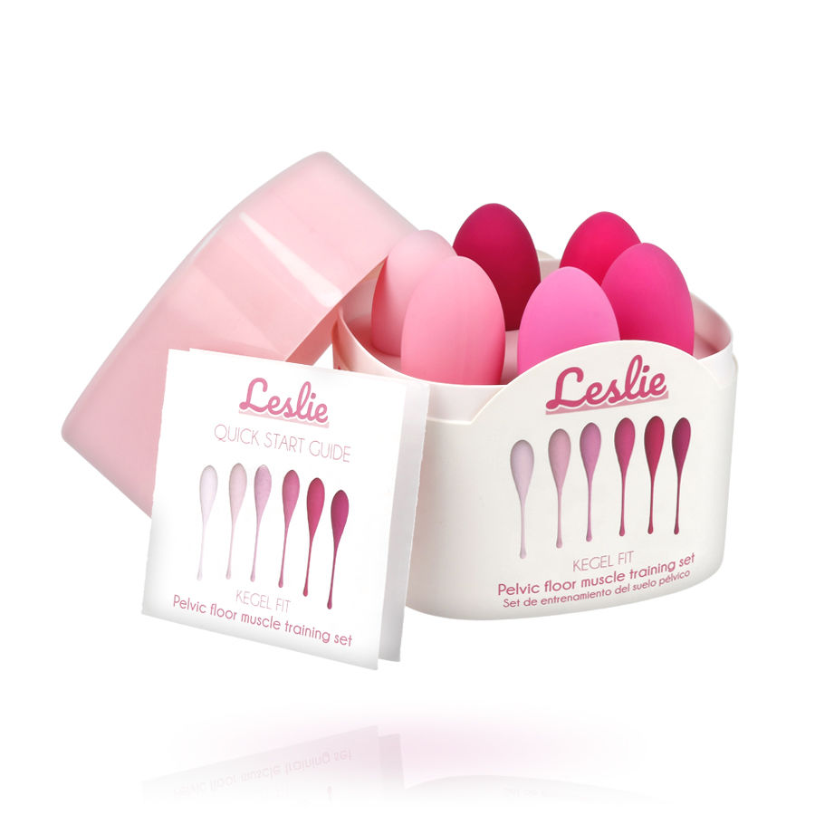 LESLIE – KEGEL FIT CONJUNTO DE 6 PESOS PARA TREINAMENTO DOS MÚSCULOS PÉLVICOS