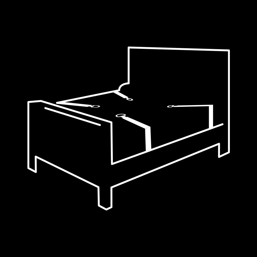 FETICHE SUBMISSÃO - CONJUNTO DE ALGEMAS E GRAVATAS COM FORRO DE NOPRENE - Image 4