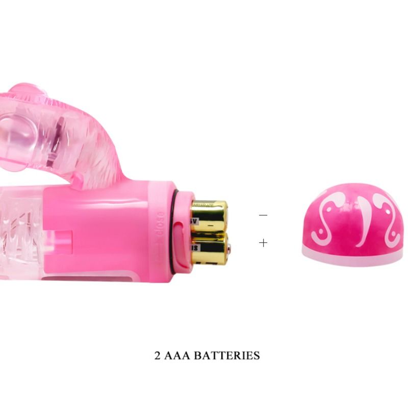 BAILE - VIBRADOR MULTIVELOCIDADE COM ESTIMULADOR ROSA - Image 6