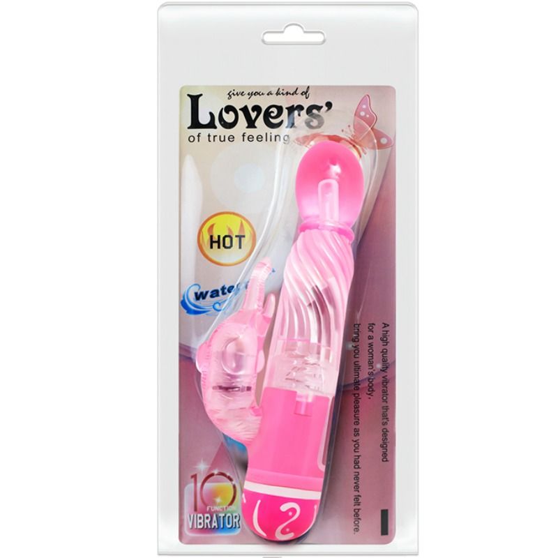 BAILE - VIBRADOR MULTIVELOCIDADE COM ESTIMULADOR ROSA - Image 8