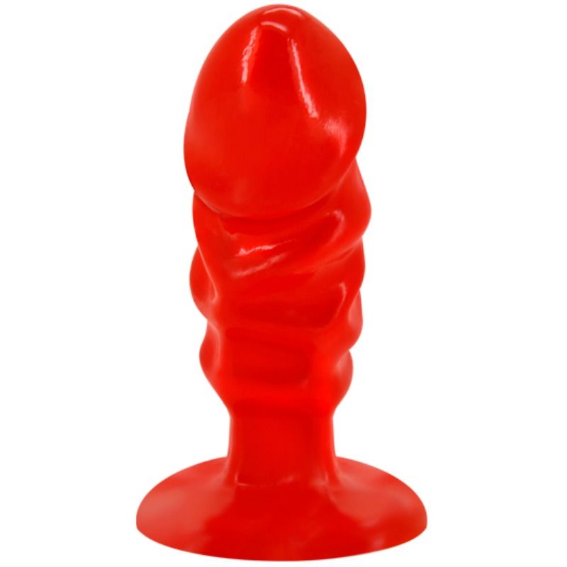 BAILE – PLUG ANAL UNISSEX COM VENTOSA VERMELHA
