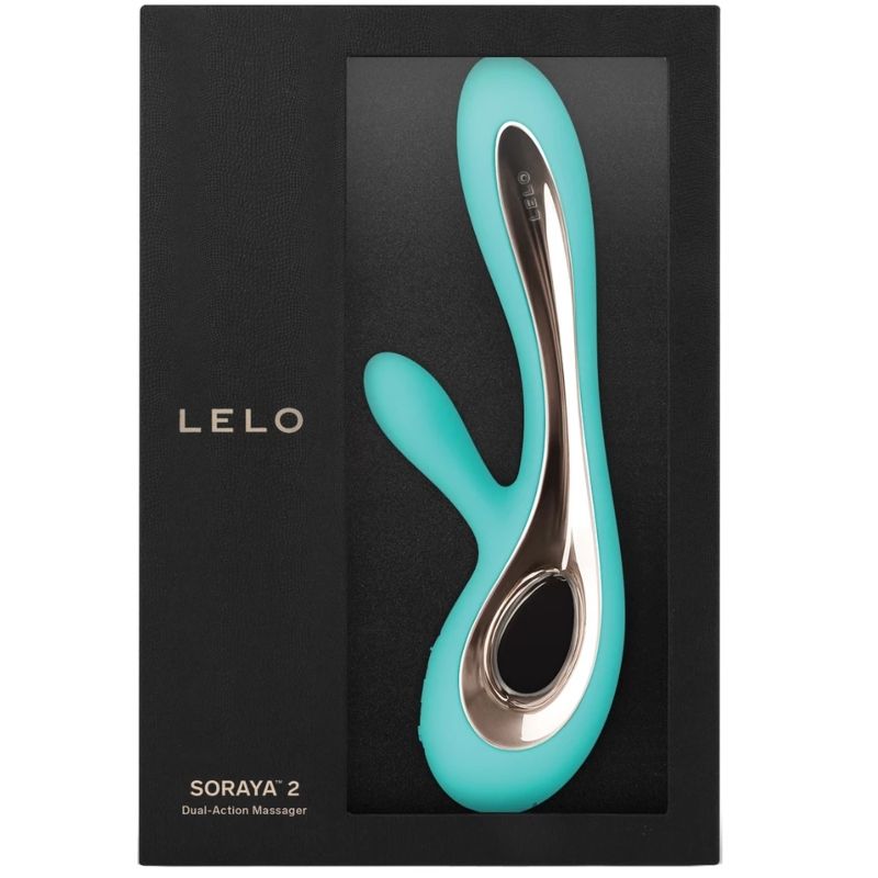 LELO - SORAYA 2 RABBIT VIBRADOR VERDE-ÁGUA - Image 3