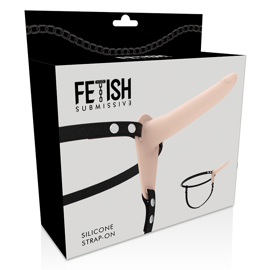 Arreio submisso para fetiche - Silicone cor da pele 15 cm - Image 5