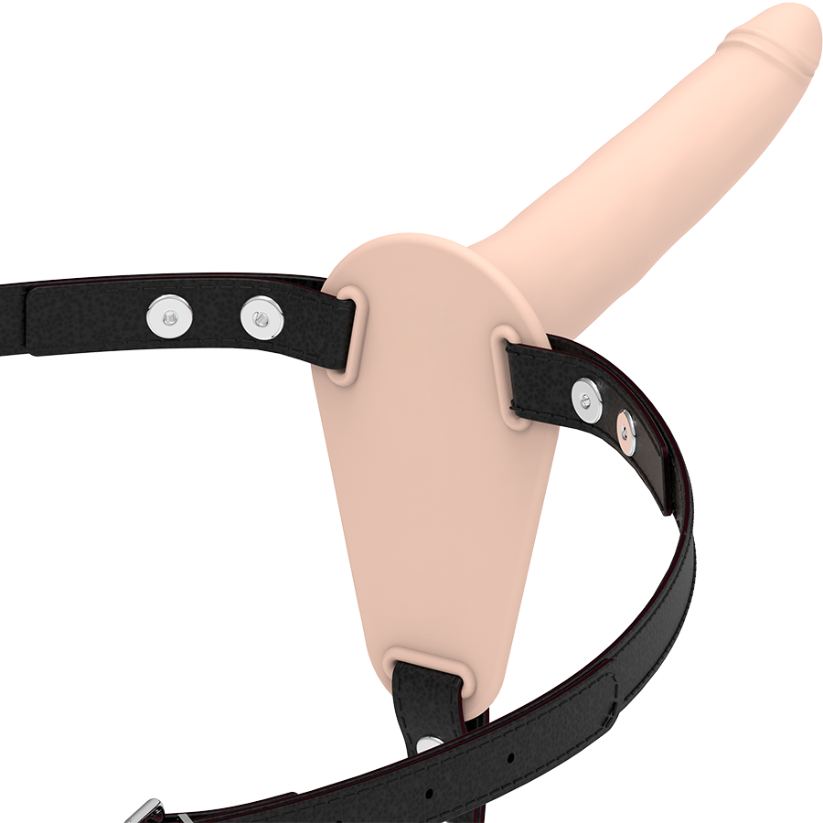 Arreio submisso para fetiche – Silicone cor da pele 15 cm
