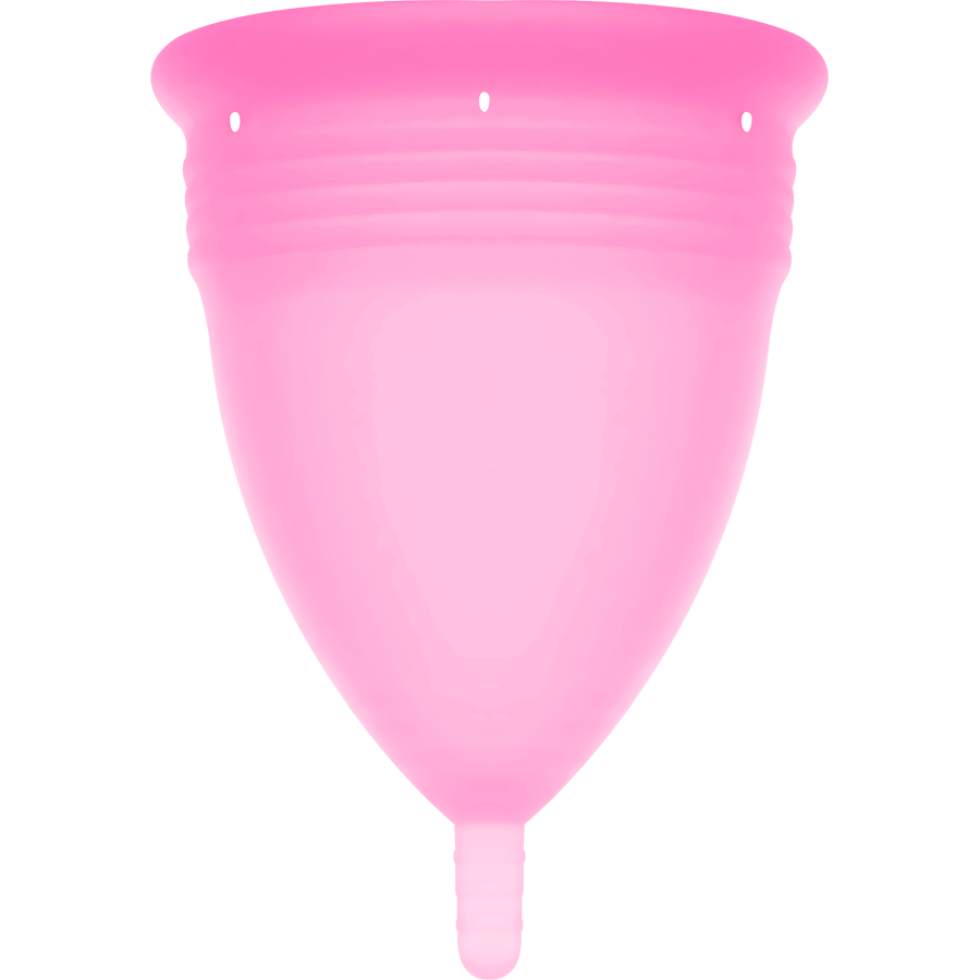 STERCUP – COPO MENSTRUAL DE SILICONE ROSA, APROVADO PELA APROVAÇÃO DA FAMÍLIA – TAMANHO G