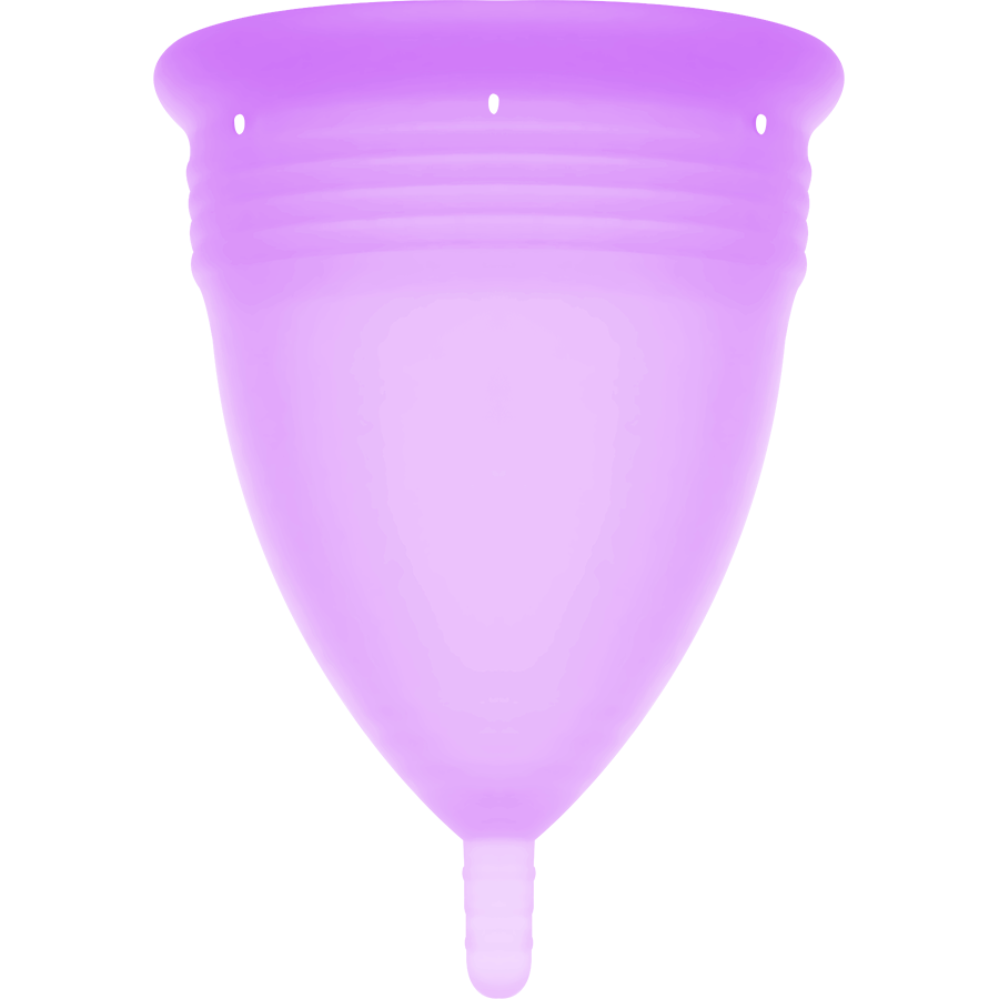STERCUP - COPO MENSTRUAL DE SILICONE APROVADO PELA FDA, COR VIOLETA - TAMANHO G - Image 3
