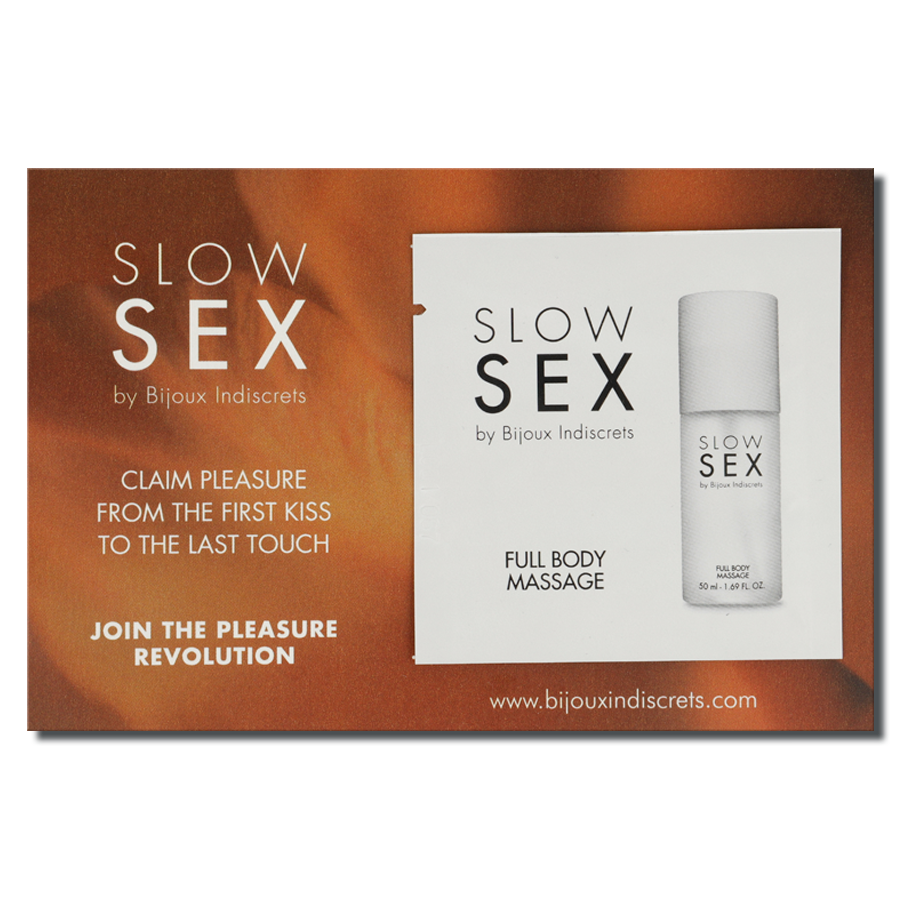BIJOUX INDISCRETS – SLOW SEX FULL BODY MASSAGE GEL DE MASSAGEM 2 ML